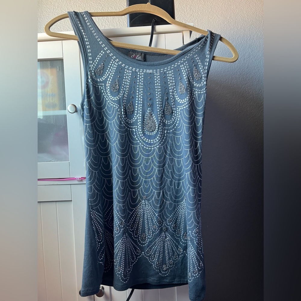 Sparkly tank top